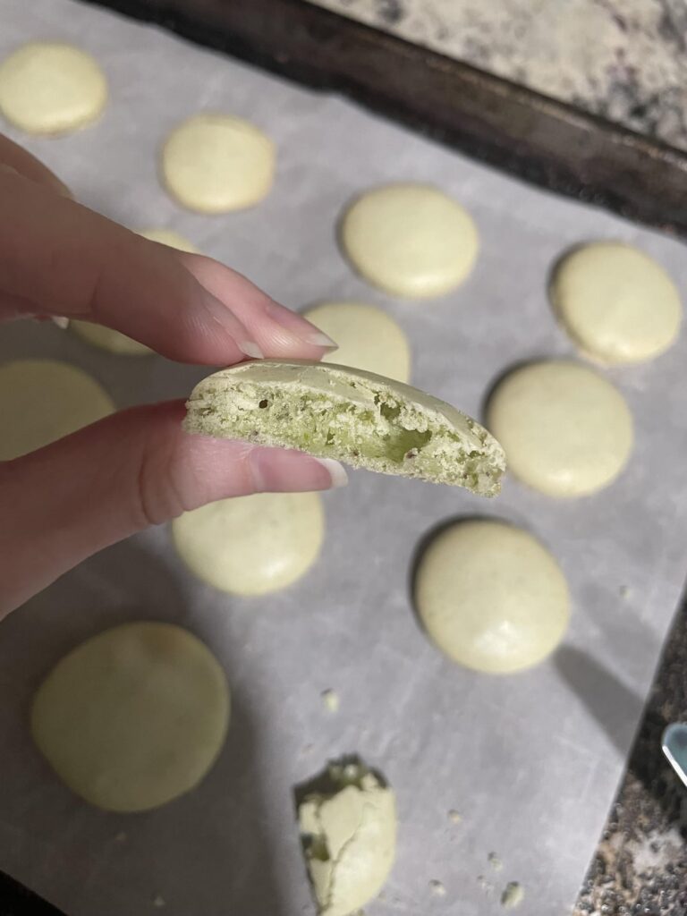 Why are my macarons so sticky and stick to my teeth? Please help!