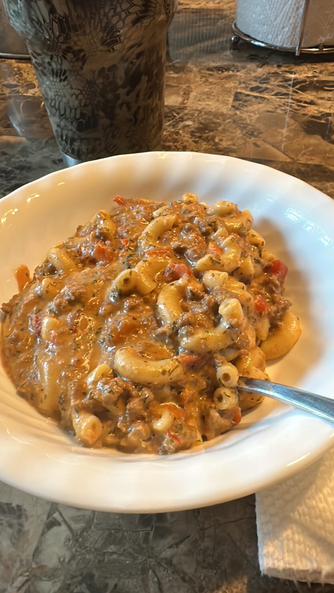 Weeknight dinners aren’t always glamorous, hamburger helper made from scratch.