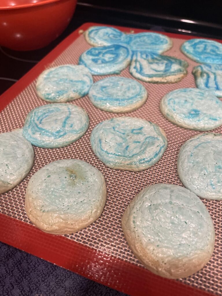 Took three attempts but made some macarons for a family event !