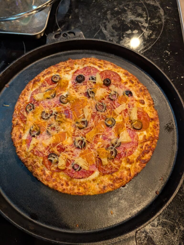Keto Pizza Dough Results
