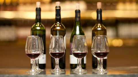Getty Images Cesare al Pellegrino in Rome's city centre boasts not just delicious food but its owners' signature wine list (Credit: Getty Images)