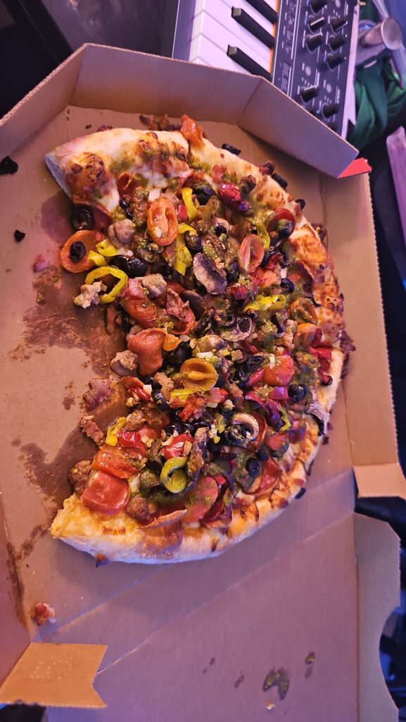 Ordered a Super Supreme pizza from Pizza Hut and I feel like whoever made it had a personal vendetta against me