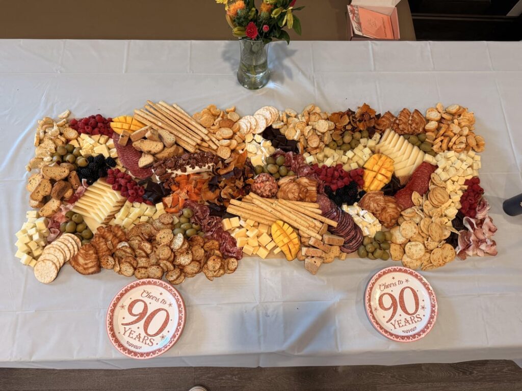 Grazing table i did for my grandmothers 90th bday party