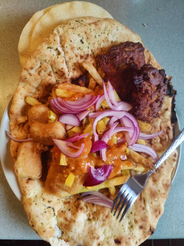 Loaded naan