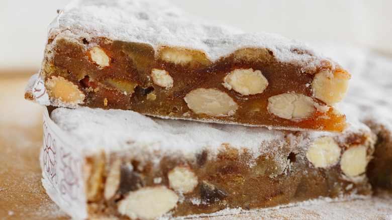 Slices of panforte di Siena