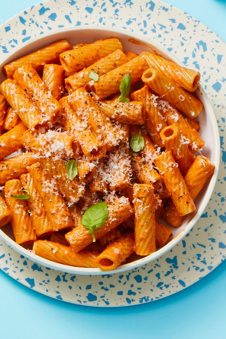 pasta with vodka sauce
