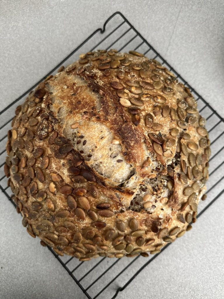 so proud of this multigrain loaf