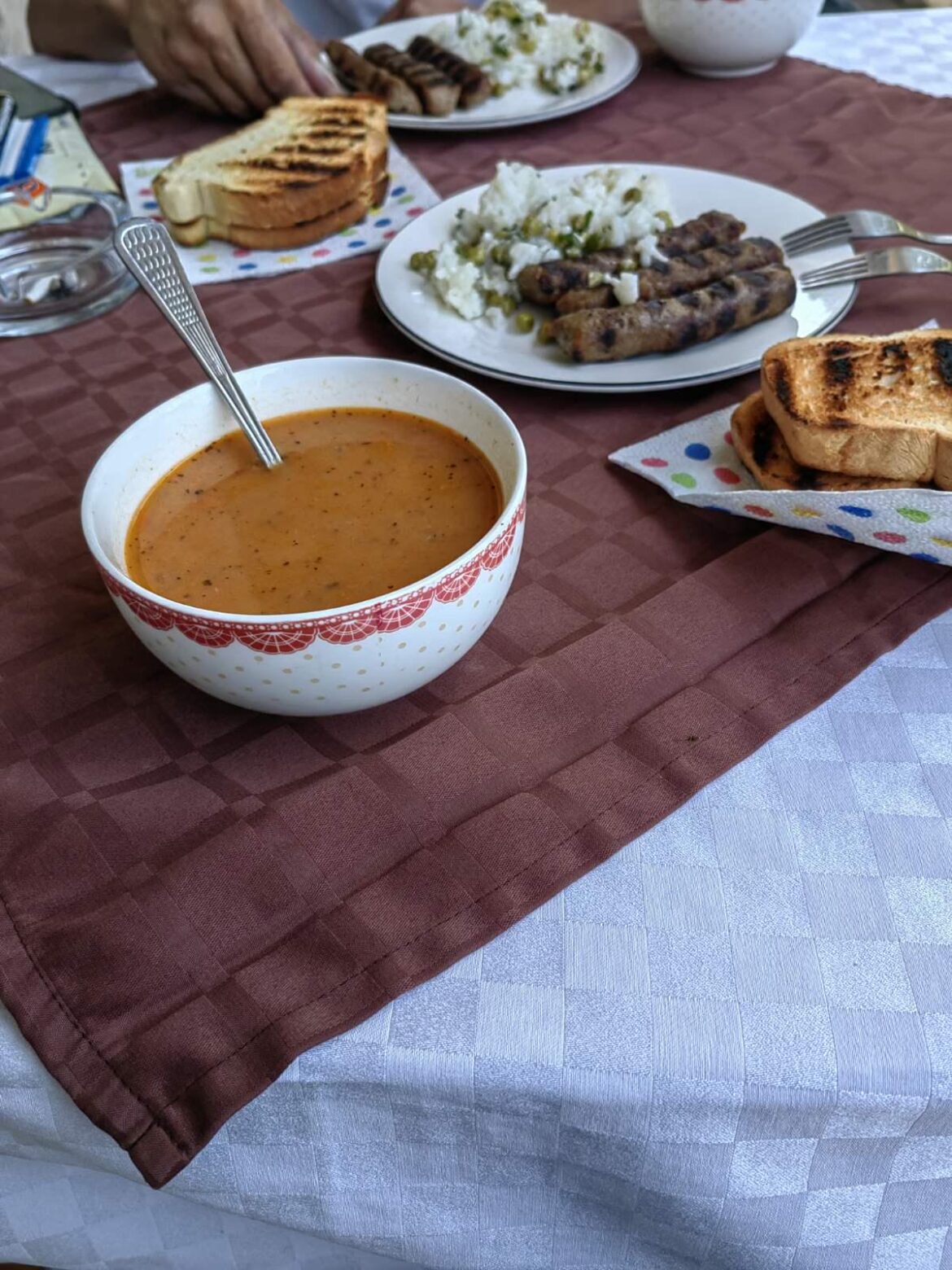 Lunch for two ,Sitovo Bulgaria 4.50 € total