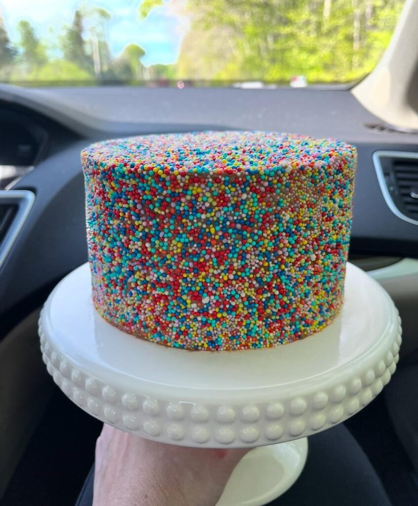 Banana cake with Nutella buttercream