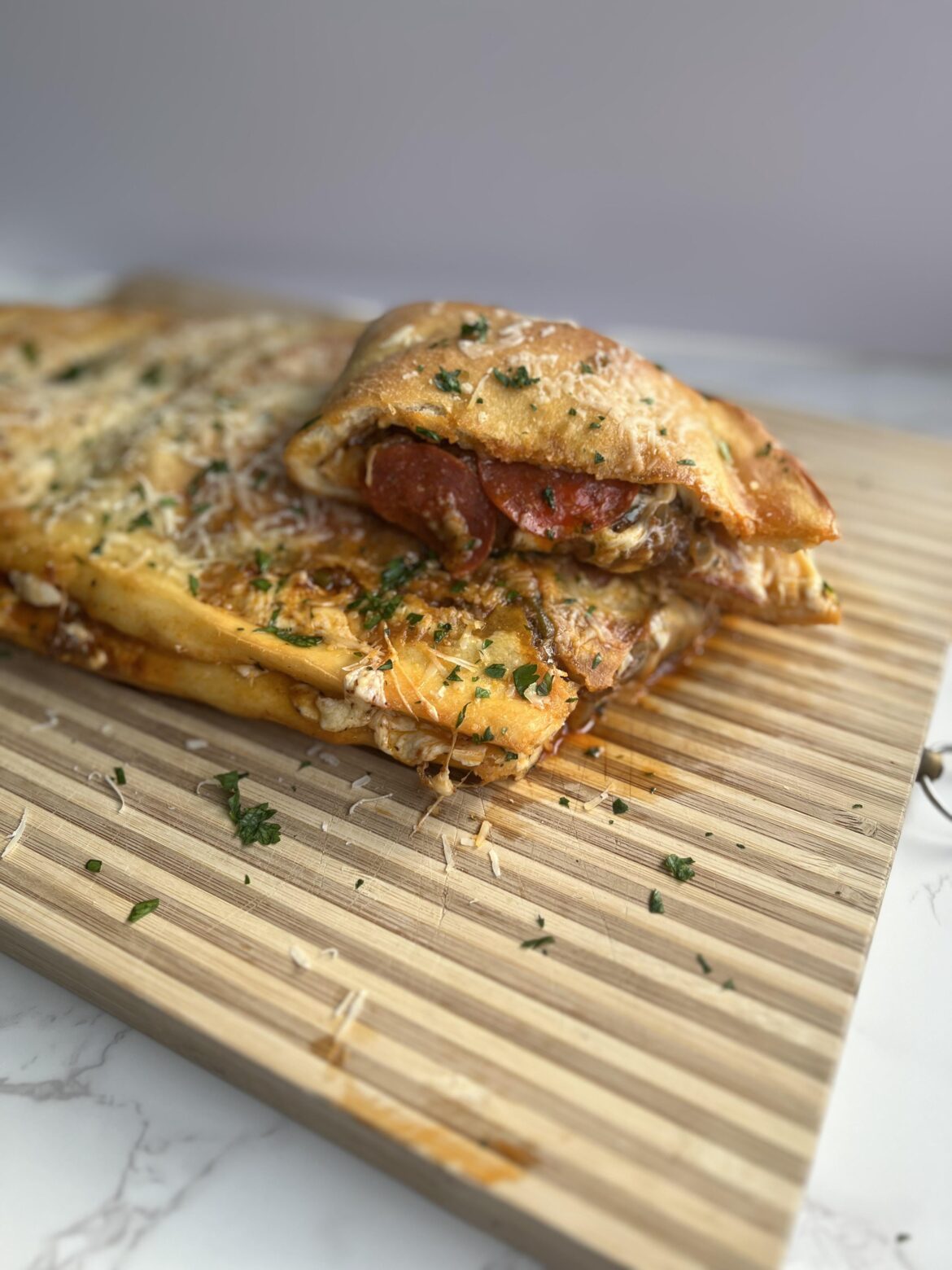 No better way to celebrate my birthday than with a homemade Stromboli made with SRF Wagyu beef 😋 feeling blessed!