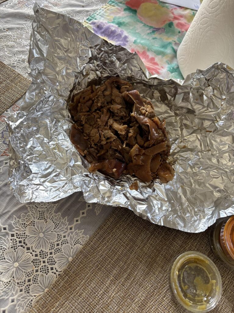 A pound of some of the best Fritanga in all of Los Angeles. El Maly in South Central. one of my childhood favorite meals.