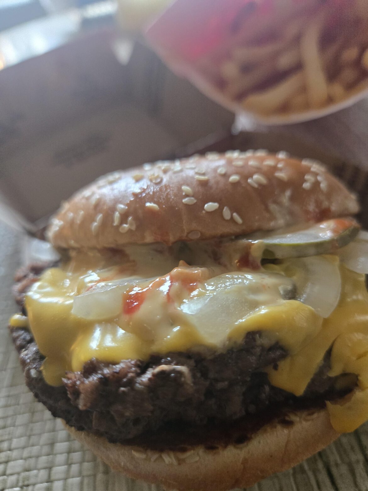 Got the double quarter pounder w cheese extra max sauce....life if good