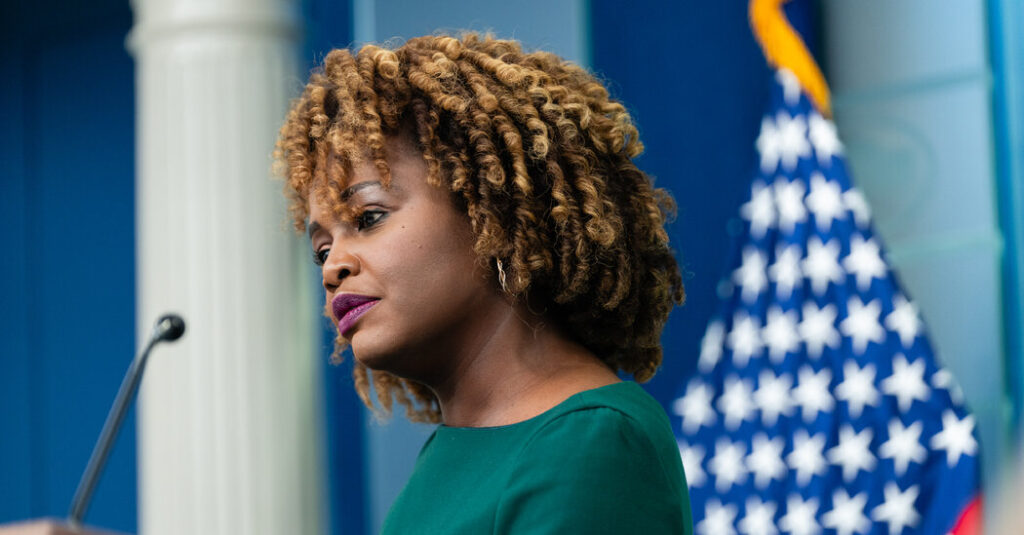 Karine Jean-Pierre, Former Biden Press Secretary, Leaves Democratic Party Karine Jean-Pierre, Former Biden Press Secretary, Leaves Democratic Party