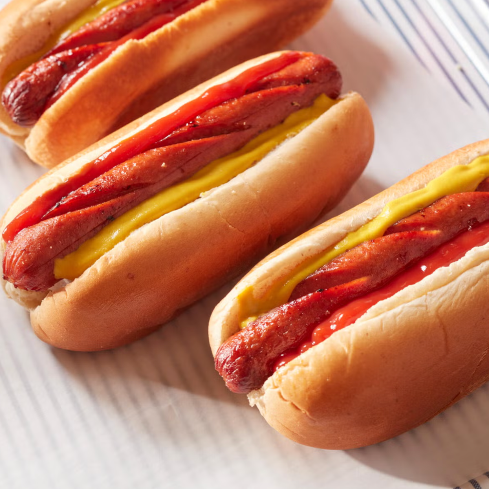 air fryer hot dosg pool party food