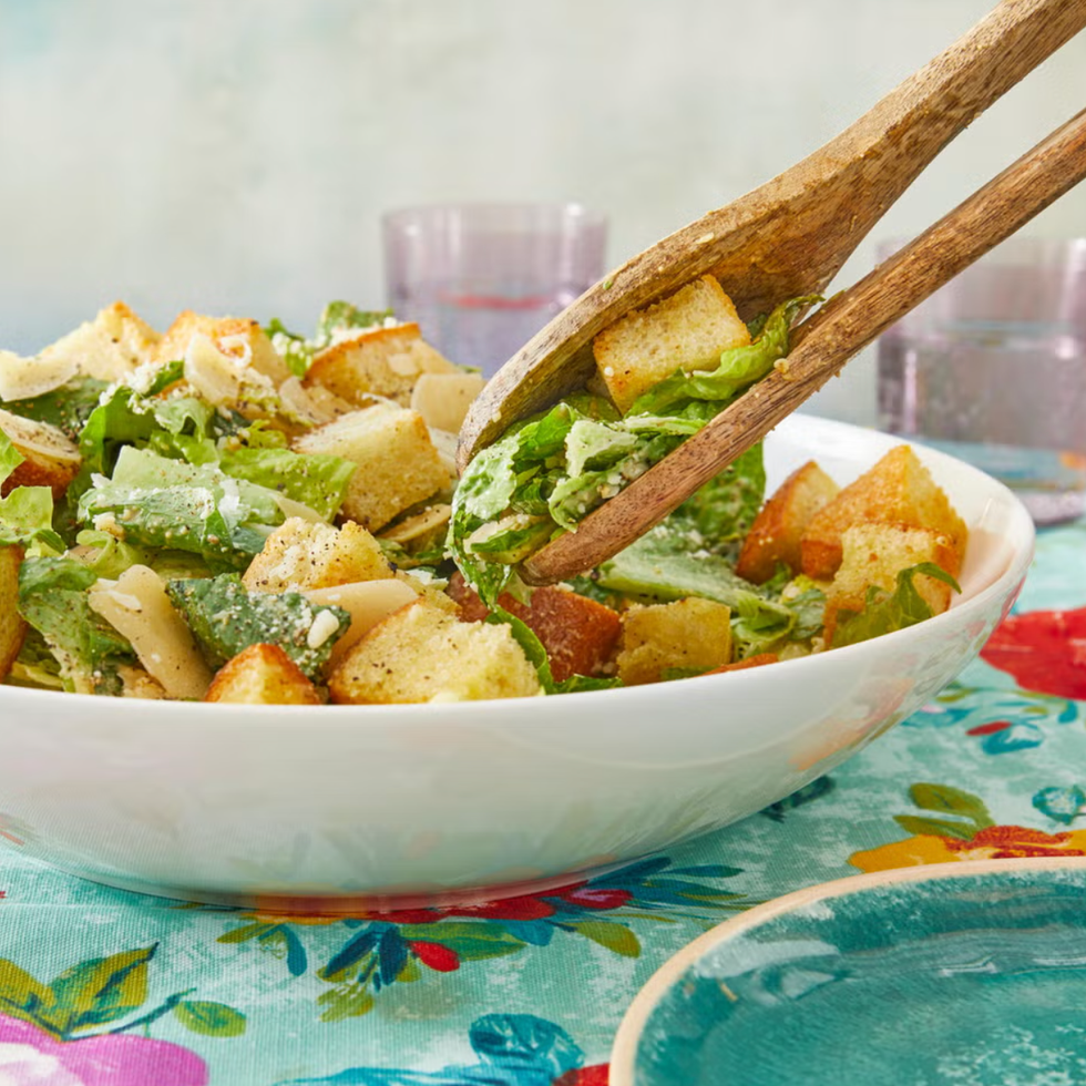 caesar salad pool party food