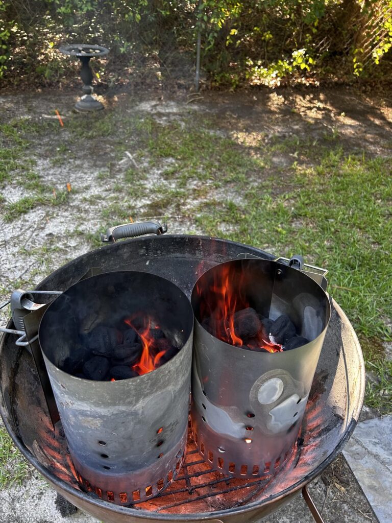 Running duel chimneys