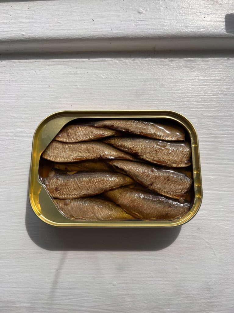 first time trying smoked sprats!