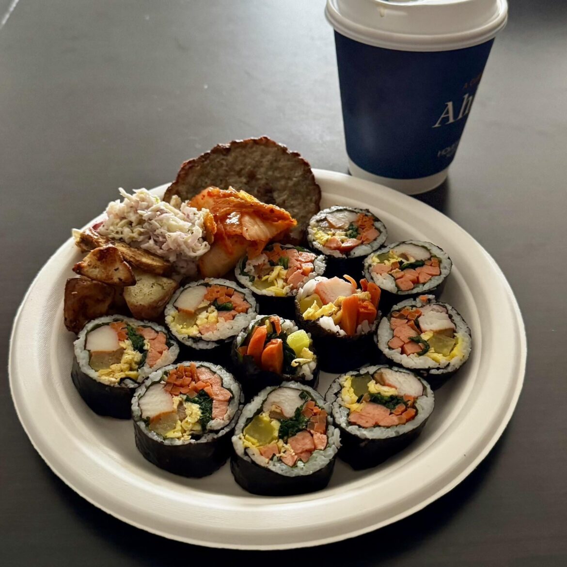 Hotel room cooking series, cont.: Breakfast gimbap