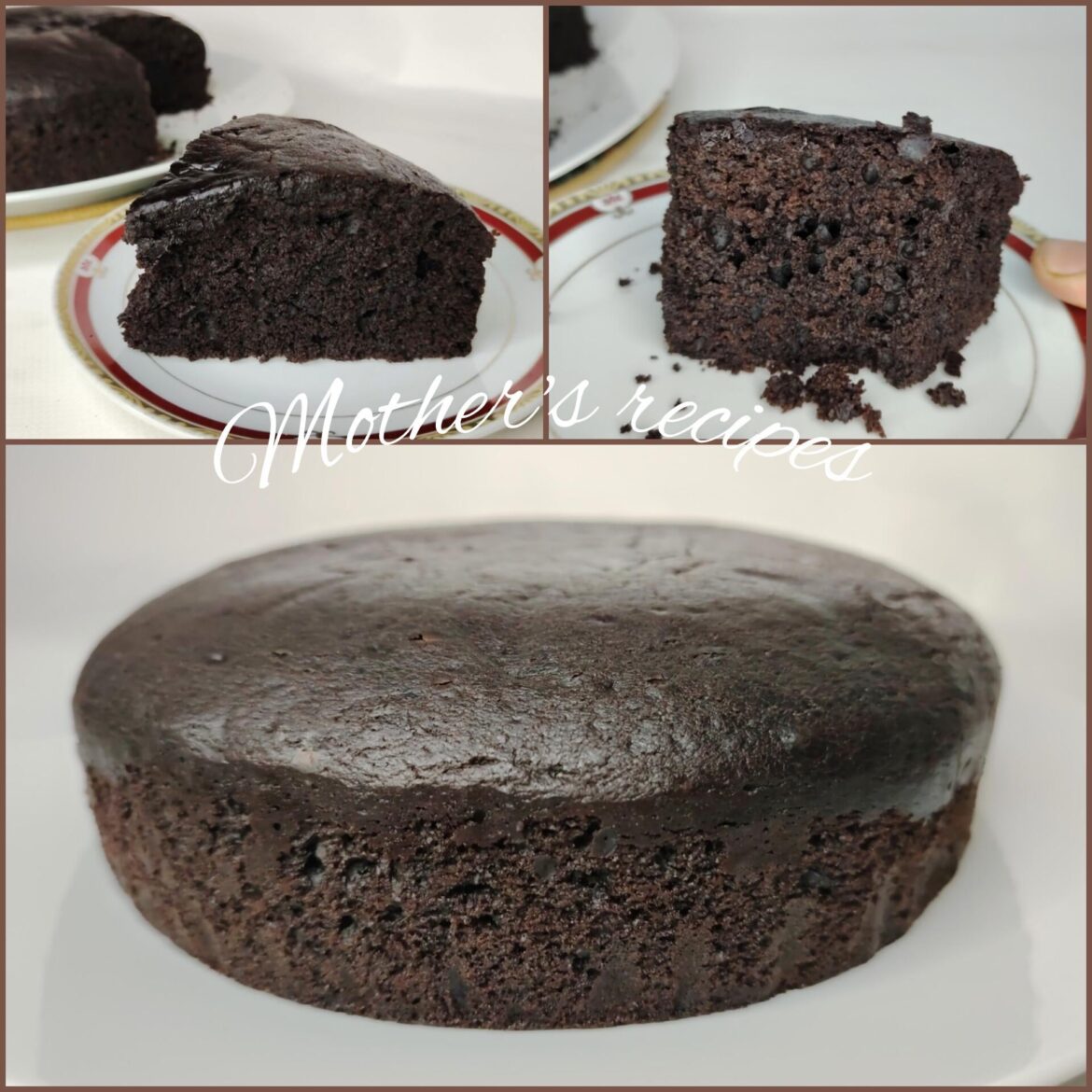 No egg no Milk or butter This cake melts in your mouth. Super moist chocolate cake a real delight