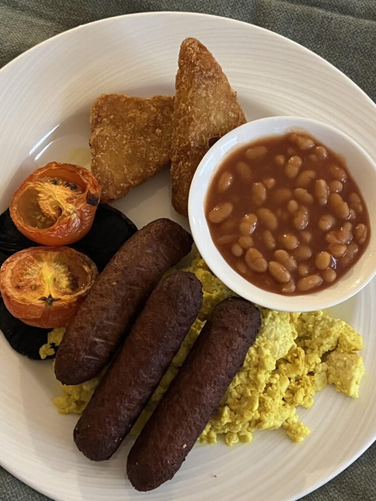 Some of the vegan food I had in London