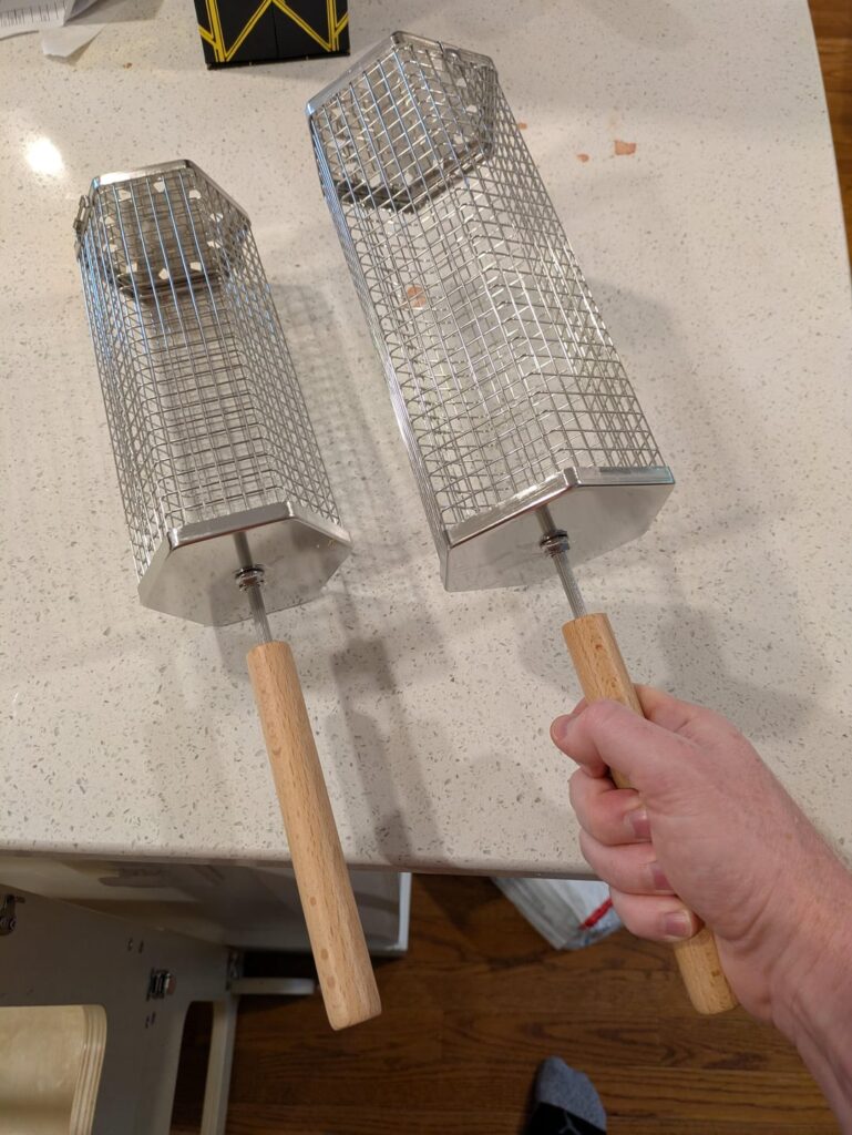 Weird grill baskets for Father's day from MIL