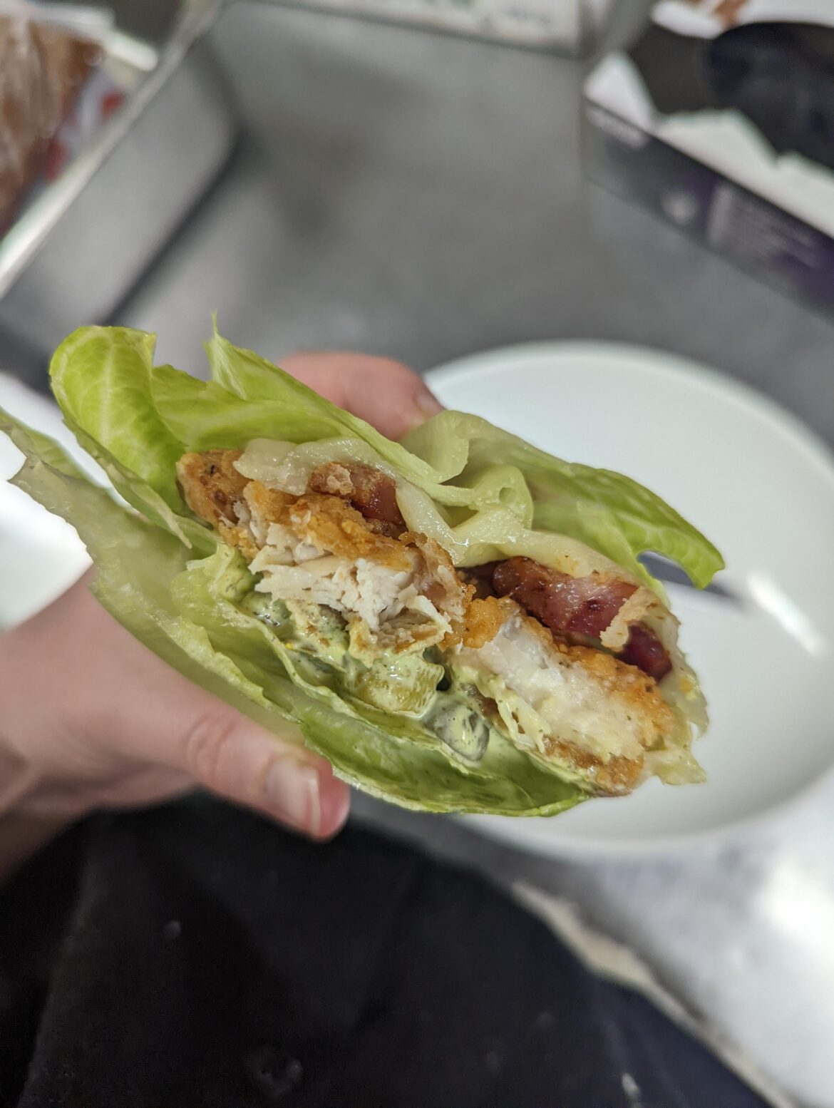 It's healthy if you wrap it in lettuce right?