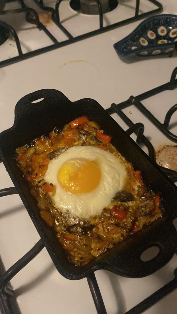 First time fisherman’s eggs