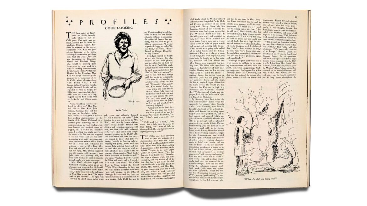 Ina Garten on Calvin Tomkins’s Profile of Julia Child Ina Garten on Calvin Tomkins’s Profile of Julia Child