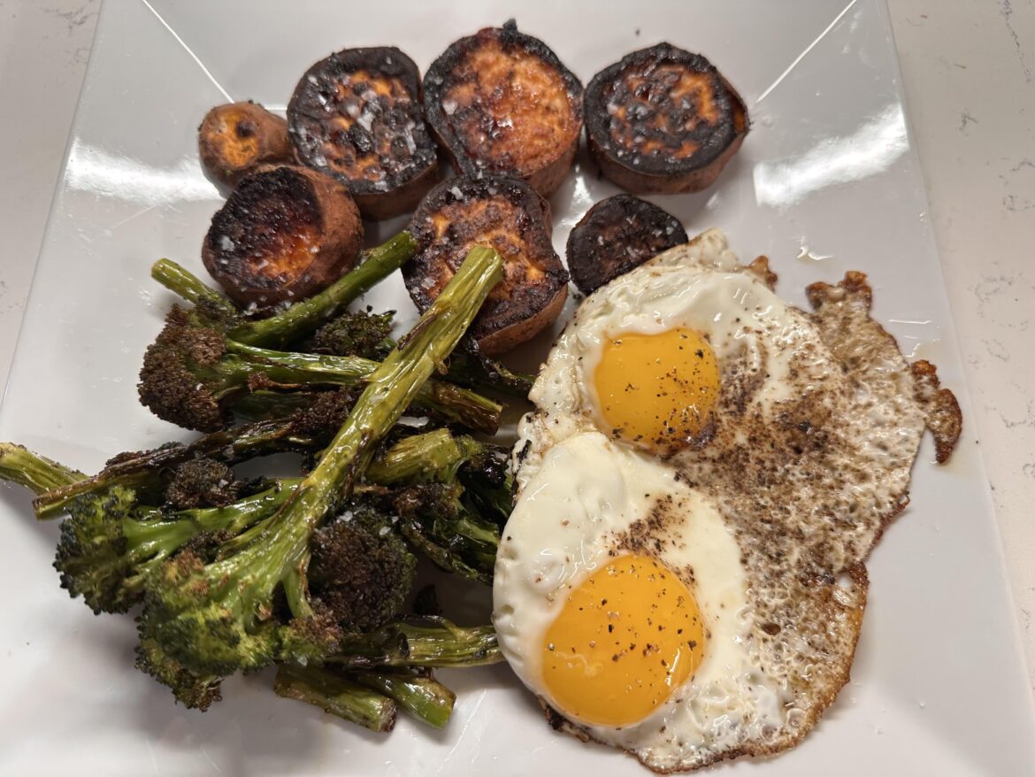 Roasted Sweet Potatoes and Broccolini Roasted Sweet Potatoes and Broccolini