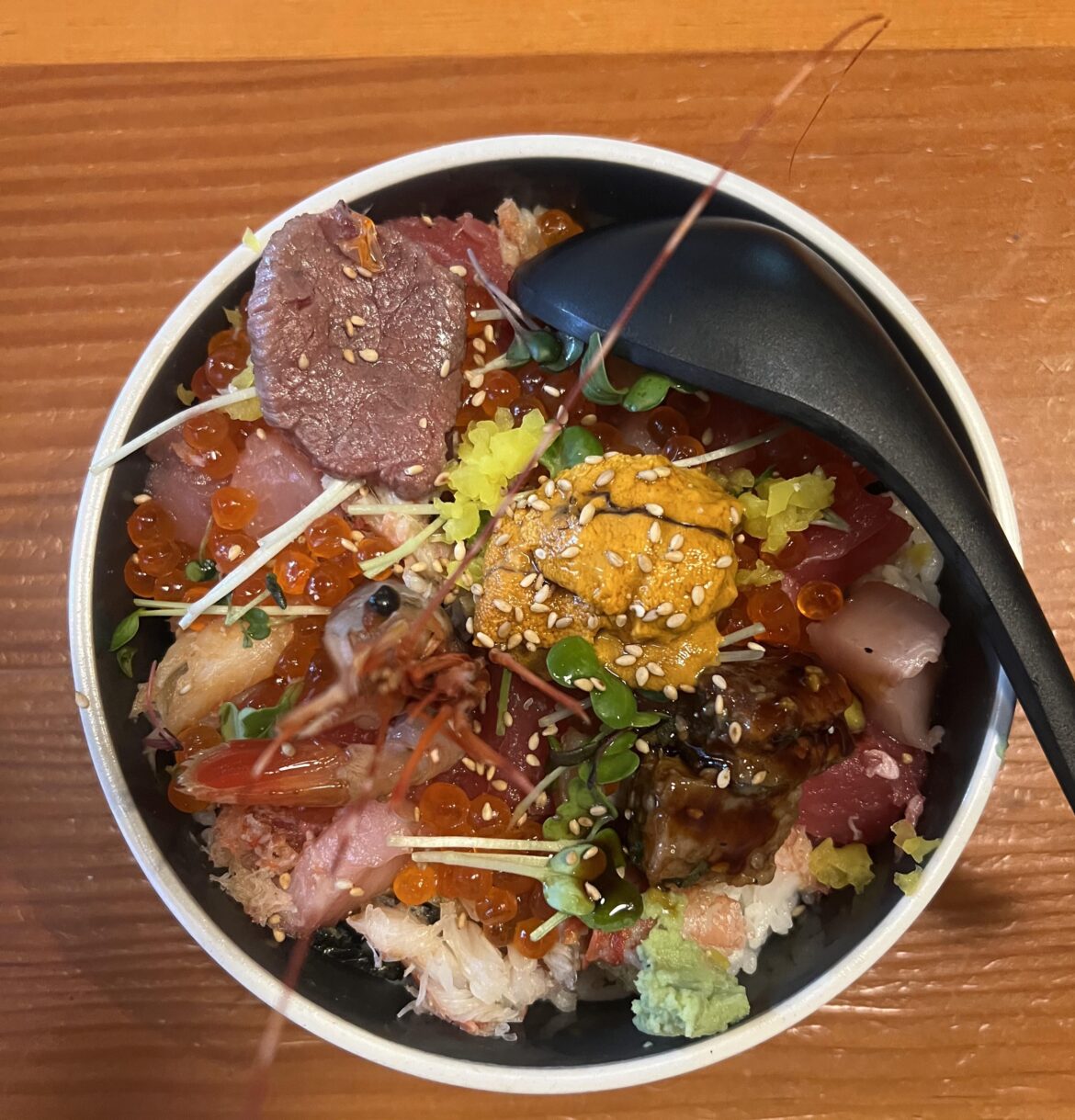 This chirashi bowl was heaven
