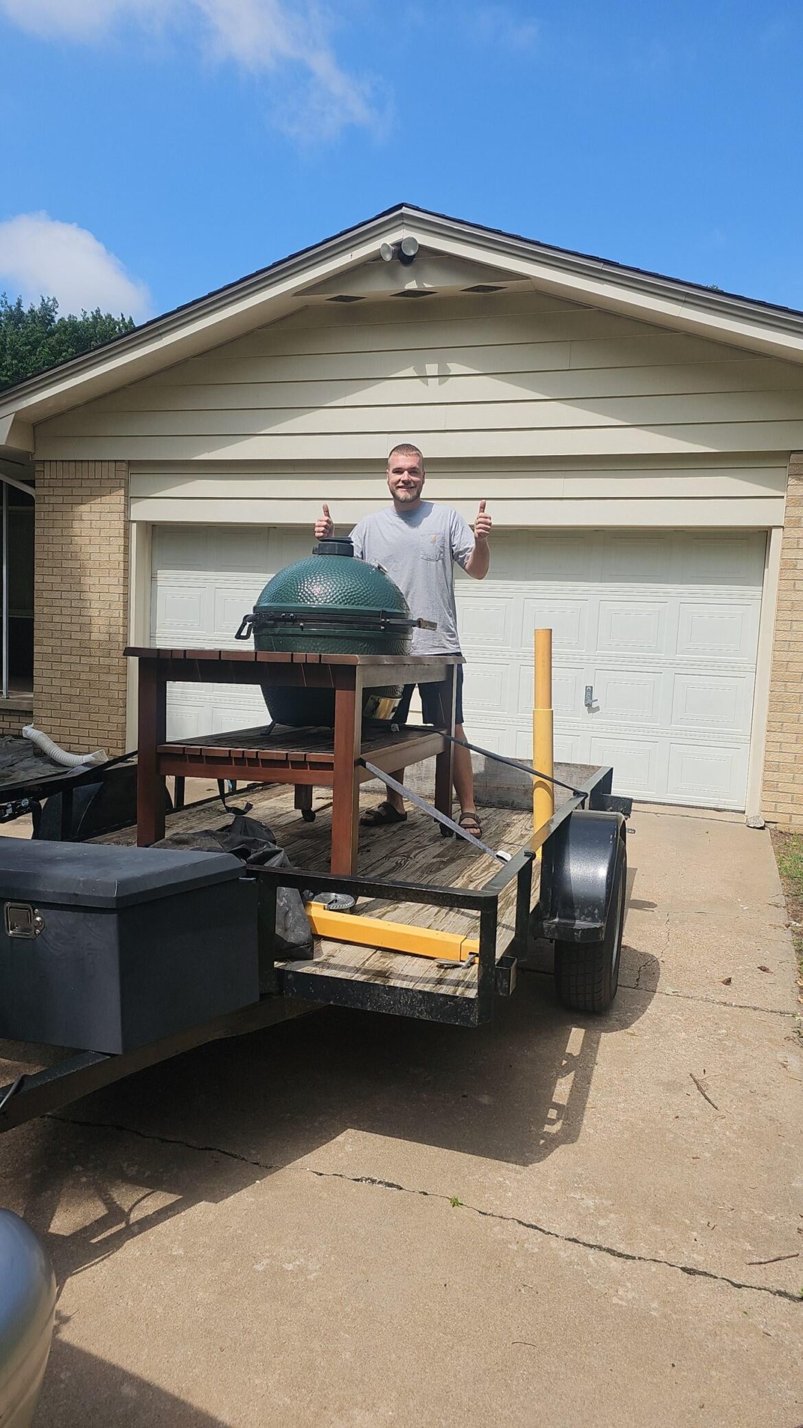 Just picked this guy up at a garage sale for 150. XL with the table.