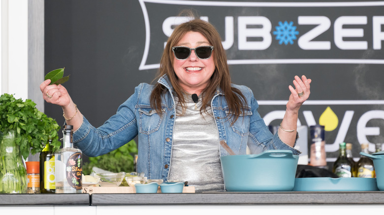 Rachael Ray at a cooking event