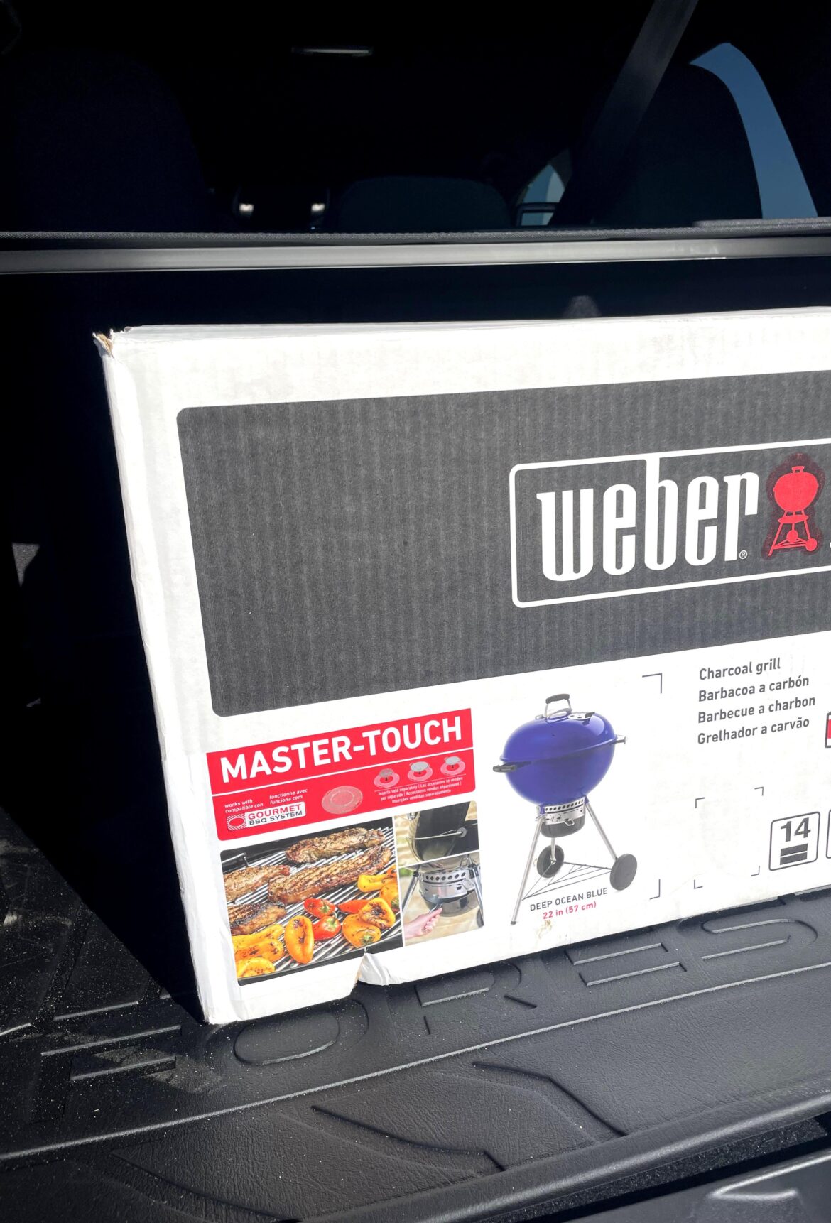 First grill ever. Proud owner of a new kettle