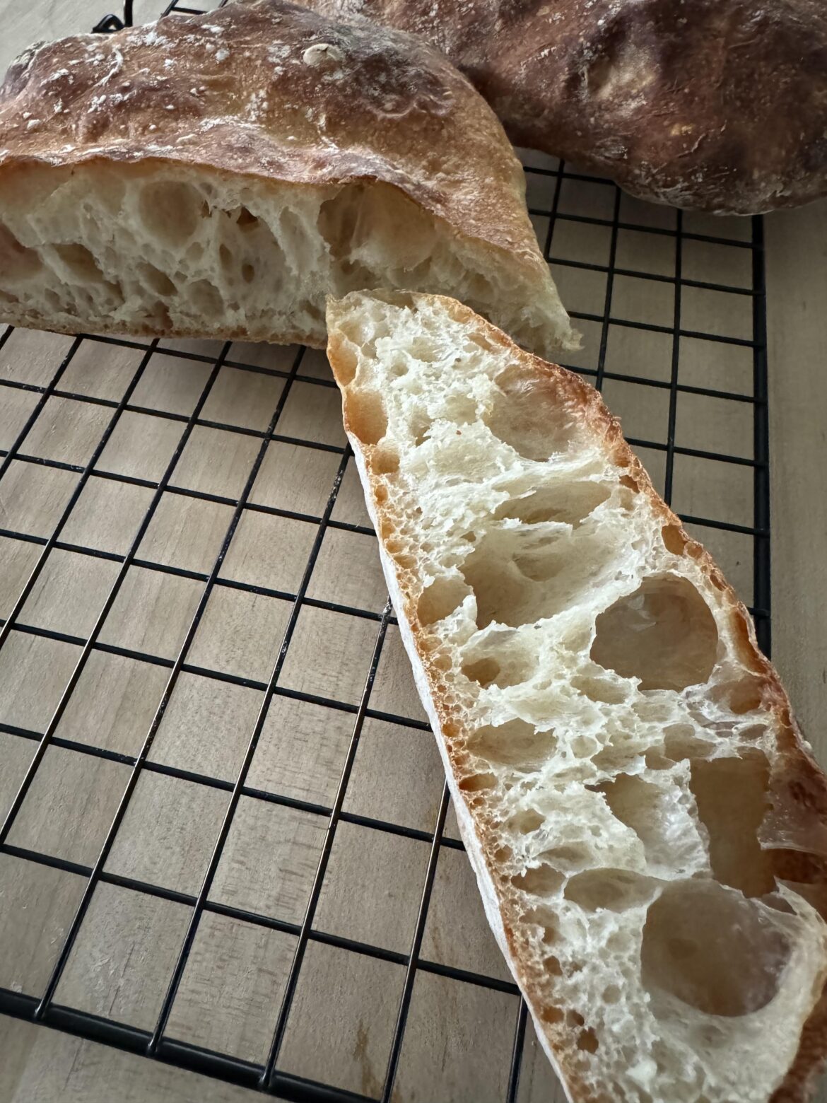 First whack at ciabatta First whack at ciabatta