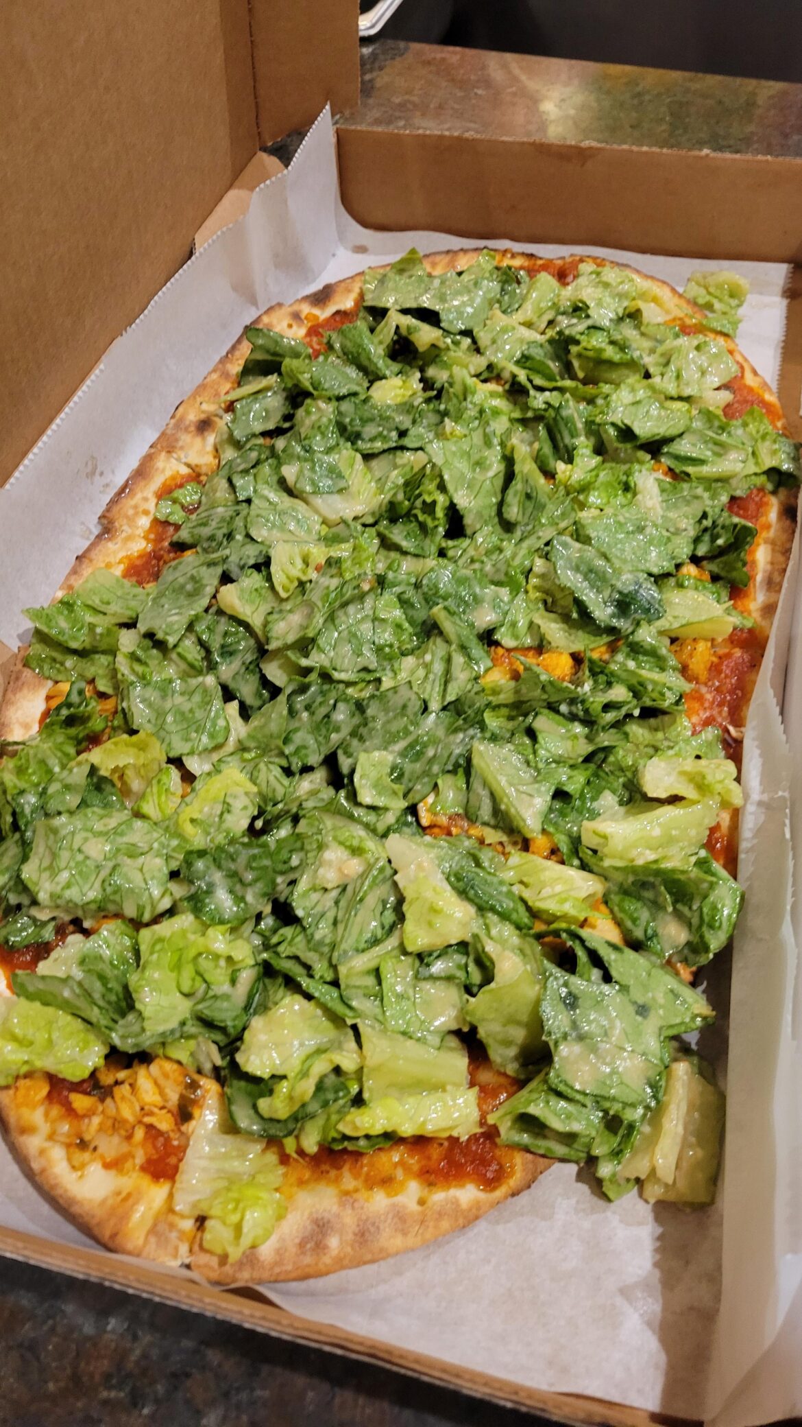 Caesar Salad Pizza