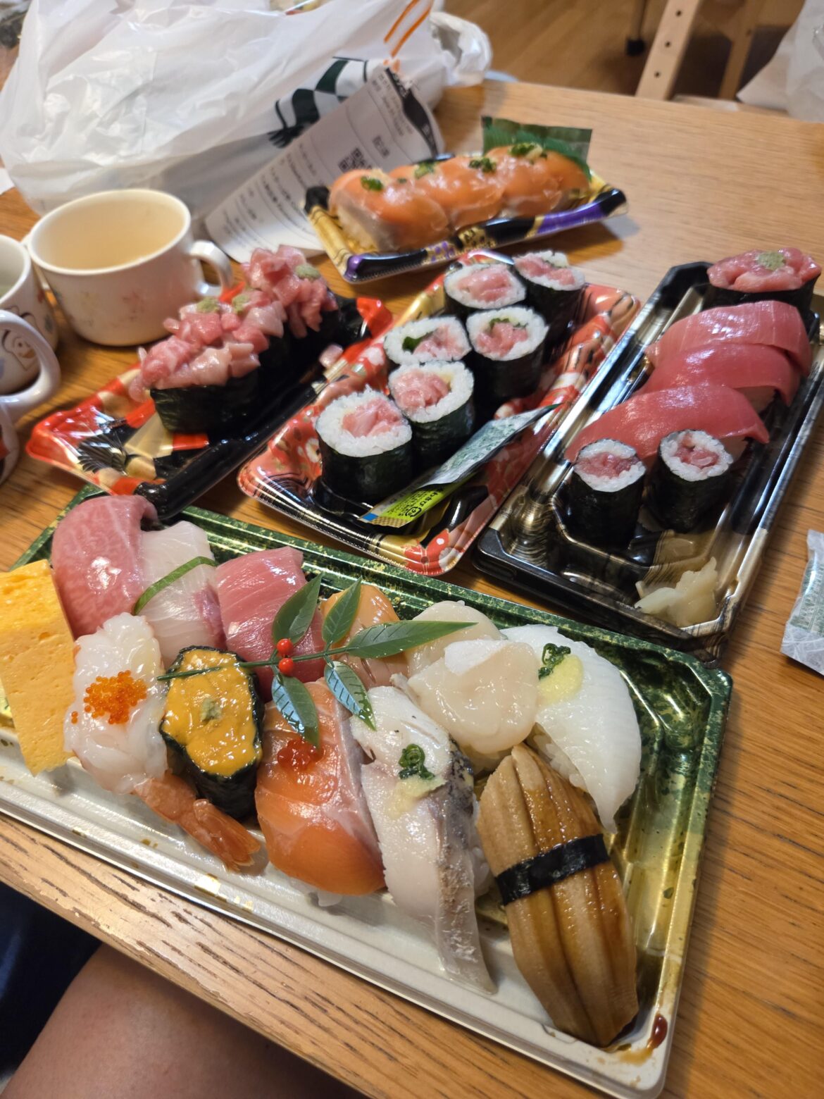Some take out sushi, Tokyo