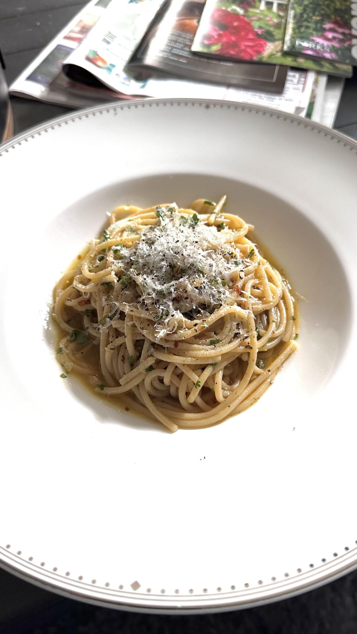 Spaghetti aglio e olio