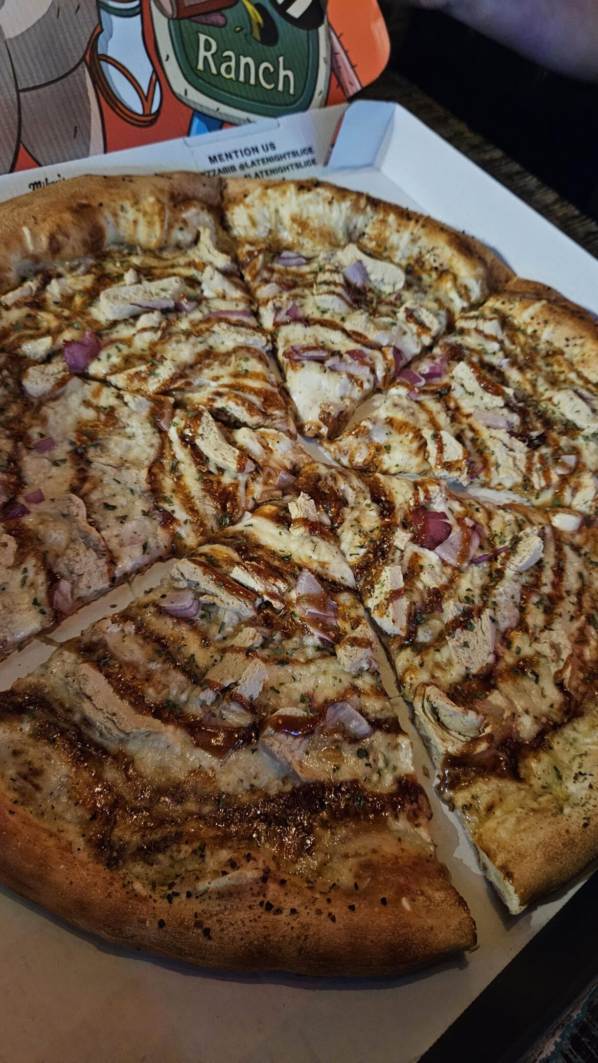 Vegan fake ass BBQ chick'n