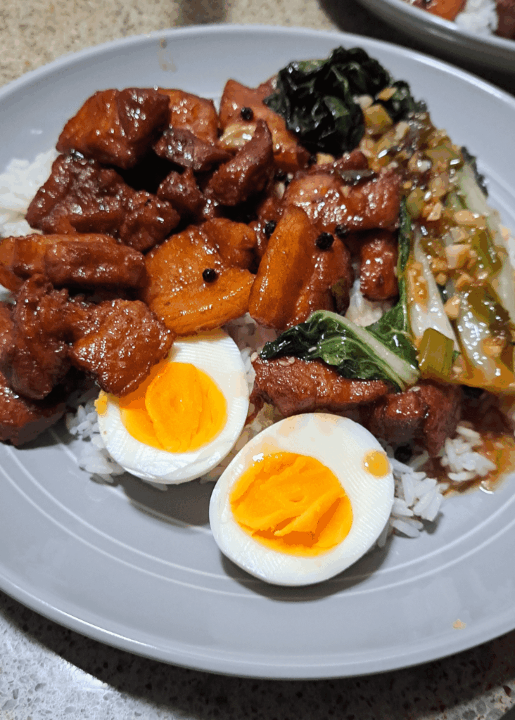 [OC] Pork Belly Adobo I made