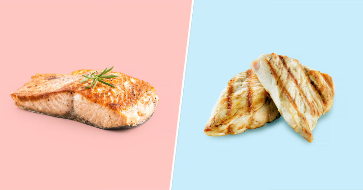 Is Salmon or Chicken Healthier? Dietitians Discuss Protein, Fat Is Salmon or Chicken Healthier? Dietitians Discuss Protein, Fat