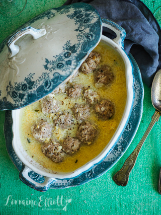 Sciusceddu Italian Meatball Broken Egg Soup