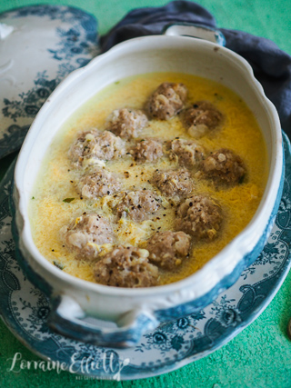 Sciusceddu Italian Meatball Broken Egg Soup