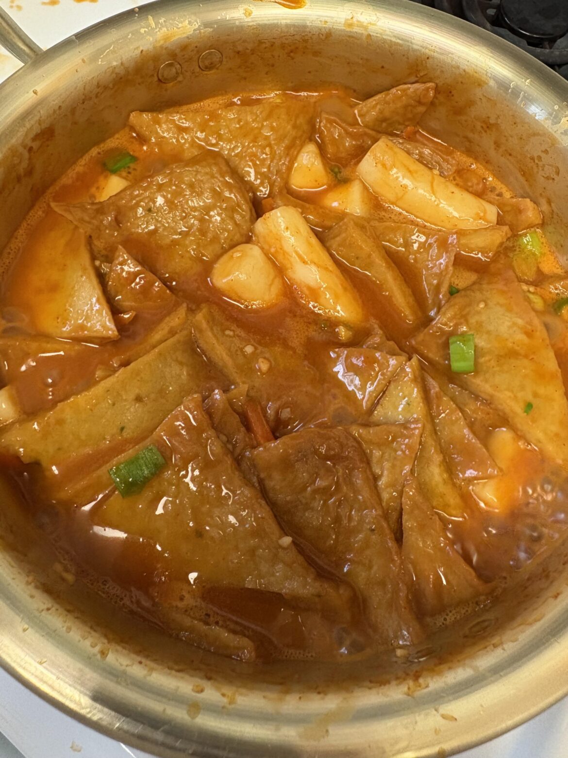 My creamy tteokbokki.