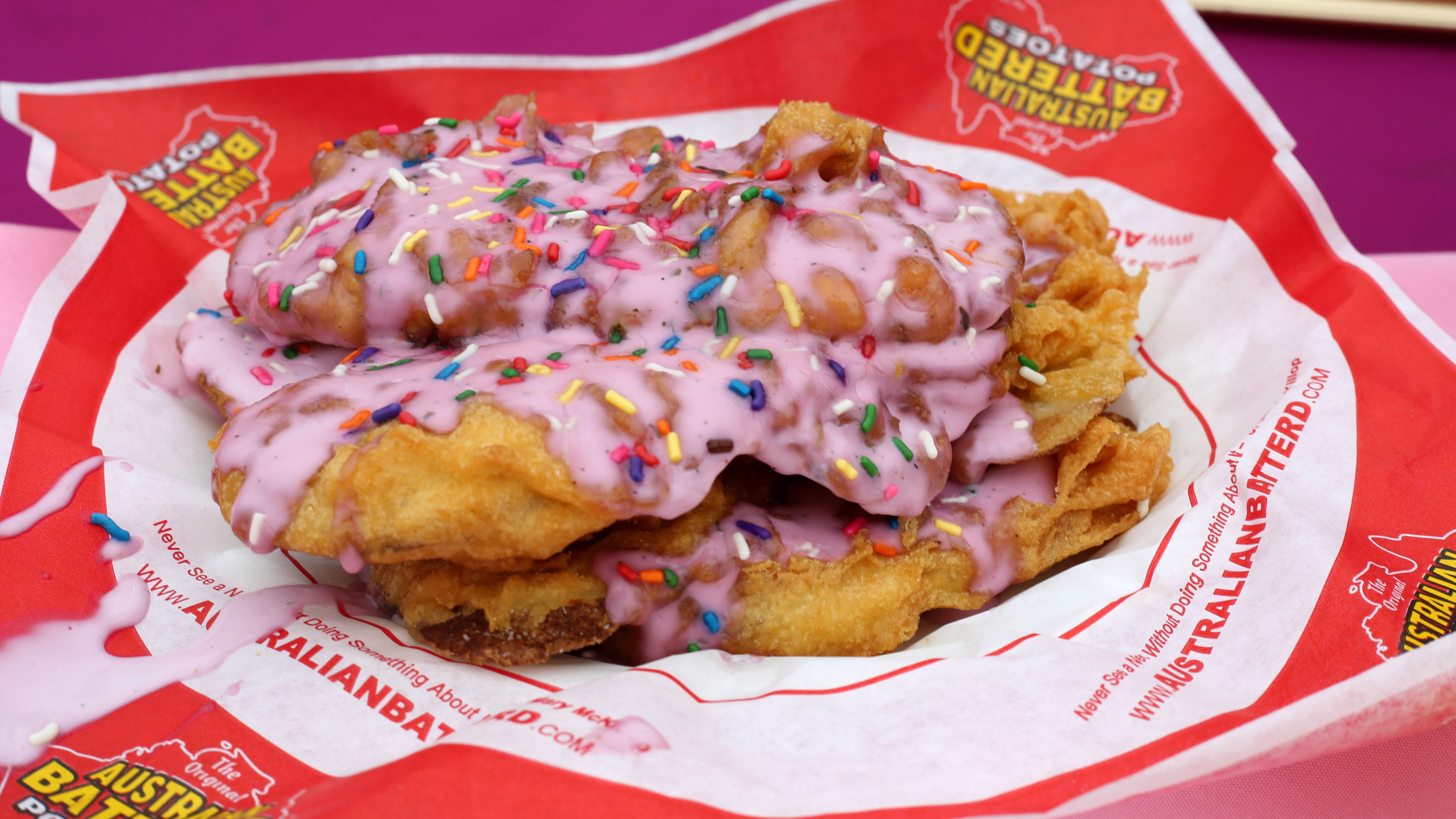 Australian Battered Potatoes, this time with a sweeter treat.