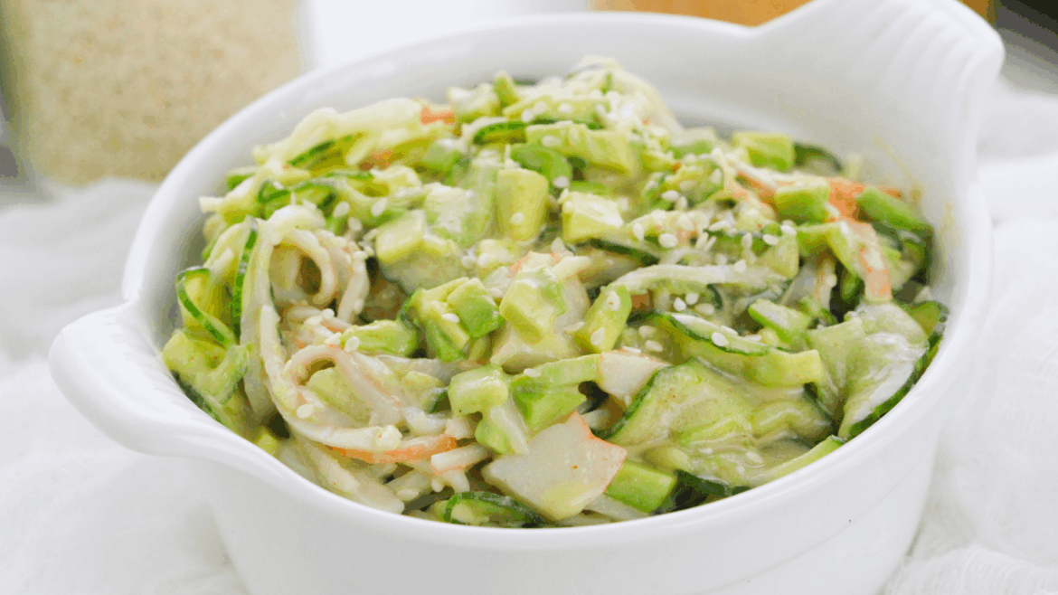 California Roll Cucumber Salad