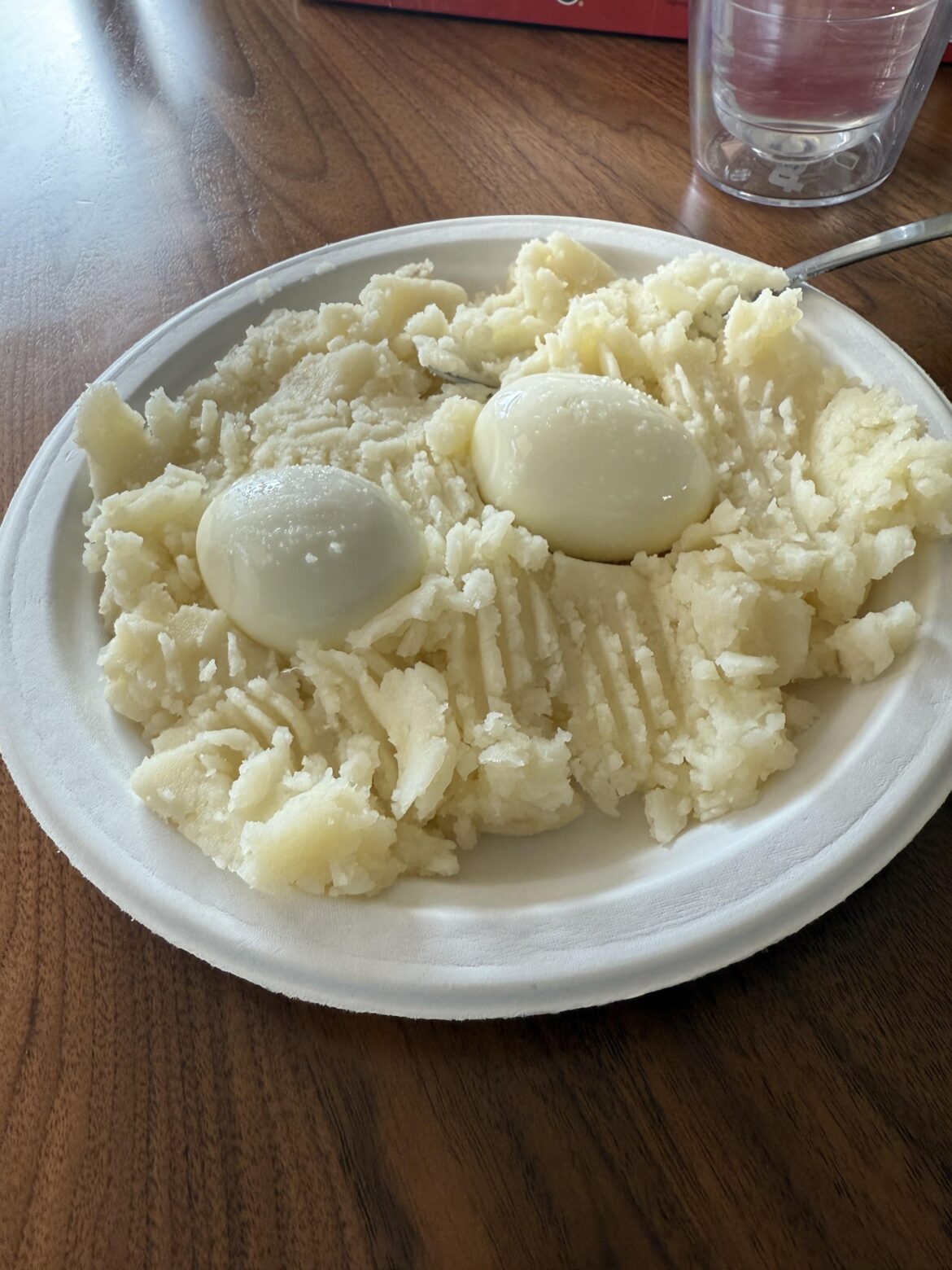 Low residue diet breakfast of champions I made this morning.