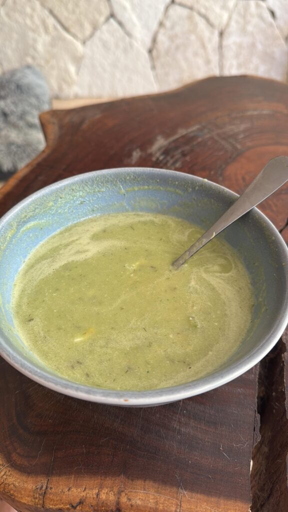 Super green soup - best for digestion!