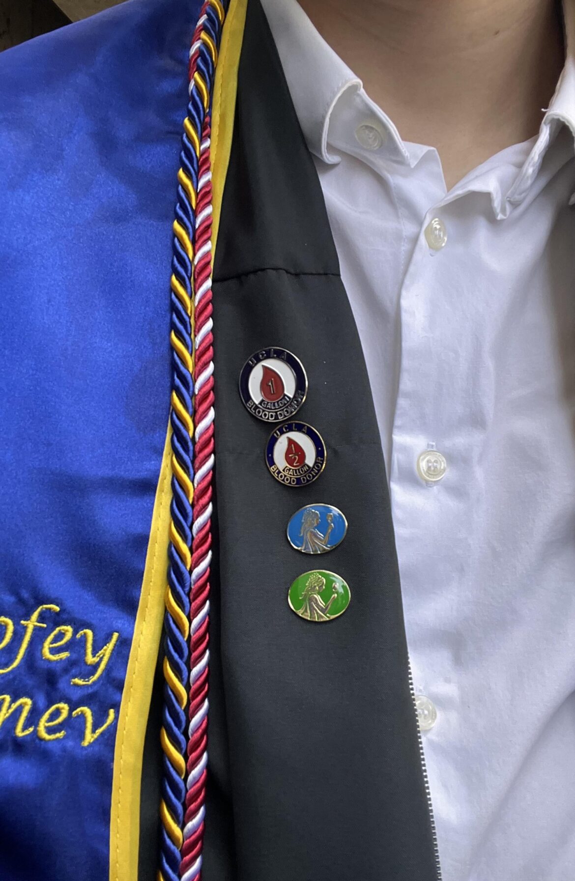 Had to Add These to My Graduation Gown