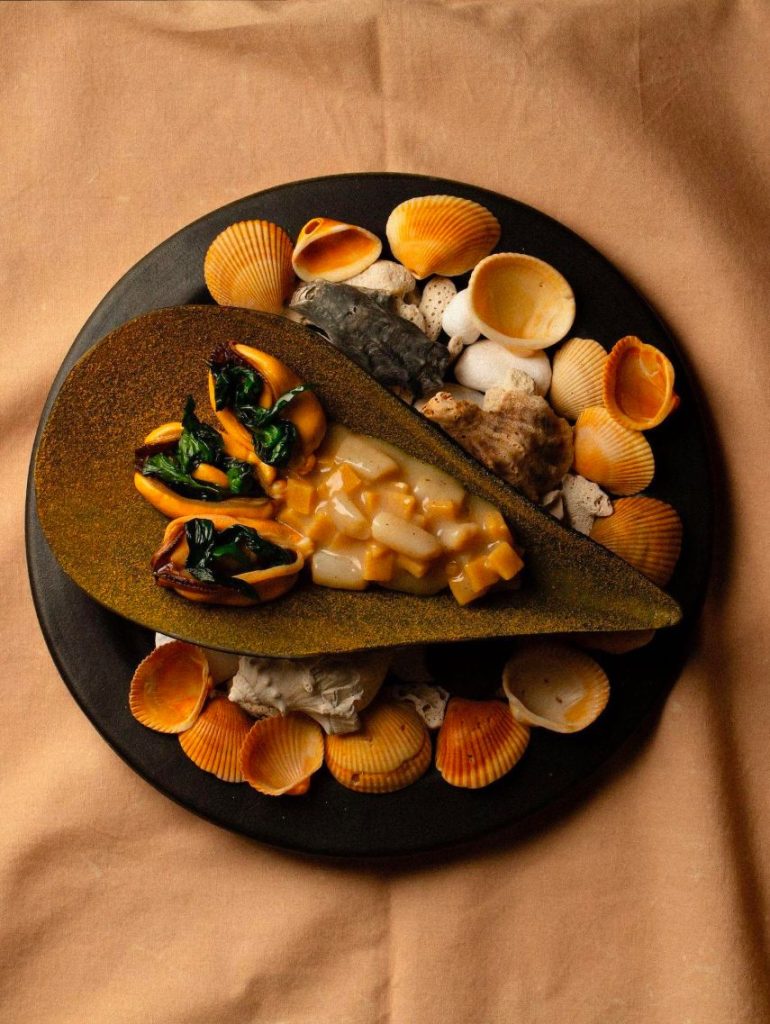 Mussels and razor clams, a dish on Somma’s new menu, Solterra 