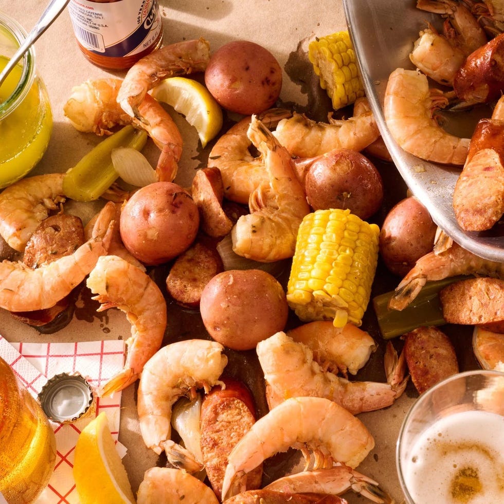 shrimp boil summer dinner